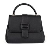 Shelvt Black small handbag with gold elements | Shoptok.si
