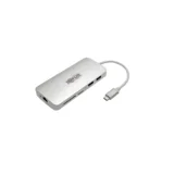 U442-DOCK11-S priključna stanica i replikator porta za prijenosno računalo USB 3.2 Gen 2 (3.1 Gen 2) Type-C Srebro
