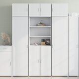 Furnova Visoka omara bela 70x42,5x185 cm inženirski les, (21954840) Cene