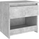 Maison Chic Nočna omarica - Nočna miza betonsko siva 40x30x39 cm iverna plošča, (21689108) | Shoptok.si