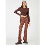 Koton Spanish Leg Trousers Floral Elastic Waist | shoptok.hr