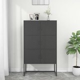  Visoka komoda antracit 80 x 35 x 135 cm čelična | shoptok.hr
