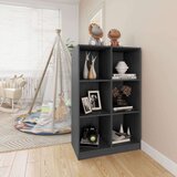 Ormarić za knjige sivi 70 x 33 x 110 cm od masivne borovine | shoptok.hr