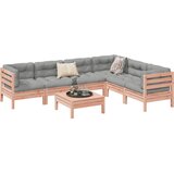 vidaXL 7-dijelni set vrtnih sofa s jastucima masivno drvo duglazije Cijene