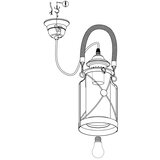 Eglo 49213 - Luster BRADFORD 1xE27/60W/230V | Eponuda.com