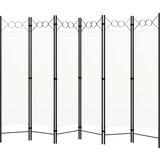 Furnova Paravan 6-delni bel 240x180 cm, (21929962) | Shoptok.si