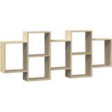  Zidna polica boja hrasta sonome 159x18x65 cm konstruirano drvo | shoptok.hr