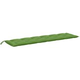  Jastuci za vrtnu klupu 2 kom zeleni 200x50x7 cm tkanina | shoptok.hr