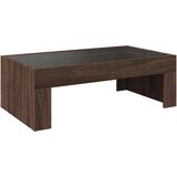  Stolić s beskonačnim LED svjetlima boja hrasta 90x50x30 cm | Eponuda.com