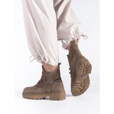 Sergio Leone Beige women's hiking boots | shoptok.hr