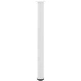 Noge za barski stol 4 kom Bijele 110-112 cm Čelične | shoptok.hr