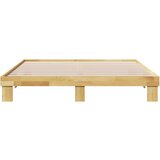 vidaXL posteljni okvir brez vzmetnice 180x200 cm masivni les hrast | Shoptok.si