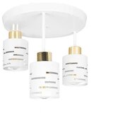  Plafonski luster ELEN 3xE27/35W/230V bela/zlatna | Eponuda.com