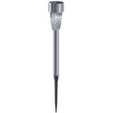 Aigostar LED solarna lampa LED/0,006W/1,2V 29,7 cm hrom 6500K IP44 | Eponuda.com