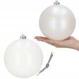  Set Kuglica za Božićno Drvce Springos® 15 cm - Bijela (2 kom.) | shoptok.hr