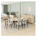 Hanah home Luna Oak Dining Table Cene