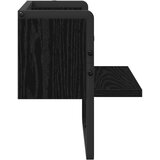  Polica na zidu Crni hrast 30 x 25 x 30 cm Konstruirano drvo | shoptok.hr