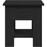  Stolić za kavu Crna Oslikana hrast 40x40x42 cm Konstruirano drvo | shoptok.hr