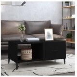  Klubska mizica črna 90x50x40 inženirski les | Shoptok.si