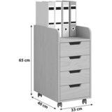 MID.YOU Predalnik Na Kolescih Konal, Bukev | Shoptok.si