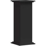 vidaXL Stalak za biljke crni 33x33x80 cm konstruirano drvo | shoptok.hr