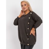RELEVANCE Blouse-RV-BZ-7608.27-dark khaki | Shoptok.si