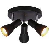 Candellux Lighting Mat crna stropna svjetiljka s metalnim sjenilom 29x29 cm Picardo – | shoptok.hr