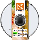 KADAX stekleni pokrov 20 cm univerzalni toplotno odporen pokrov za lonce in ponev, (5000355900) | Shoptok.si