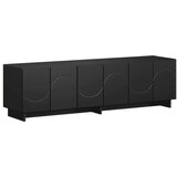  TV stalak 140 x 34 5 x 40 cm Crna Konstruirano drvo - Crna 140 x 34 5 x 40 cm | shoptok.hr
