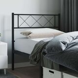  Metalno uzglavlje crno 75 cm Cijene