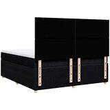  Krevet s oprugama i madracem crni 200x200 cm od tkanine | shoptok.hr