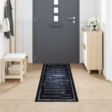  Kuhinjski Tepih Crna 300 x 60 cm Baršun | shoptok.hr