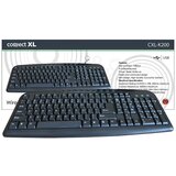 Connect Tastatura sa multimedijalnim tipkama, USB, crna boja - CXL-K200, Crna Cijene