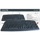 Tastatura sa multimedijalnim tipkama, USB, crna boja - CXL-K200, Crna