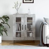  Komoda siva boja betona 69,5x34x90 cm od konstruiranog drva | shoptok.hr