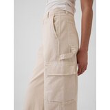GAP Trousers with pockets Baggy Khaki Cargo - Women's Cene