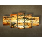  Ručno oslikana zidna umjetnost AFRIKA FB395E5 | different sizes Cijene