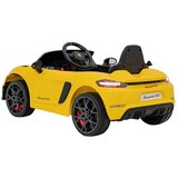  Licencirani Porsche 718 Spyder RS dječji automobil na akumulator, žuti Slike