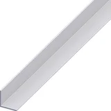 Rubni profil (2.000 x 25 x 25 mm, Debljina: 1,5 mm, Aluminij, Eloksirano, Srebrne boje)