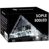 springos zavjesa s kapljicama, 500 LED, 20 m, hladno bijela | shoptok.hr