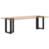 vidaXL noge za jedilno mizo t-oblika 2 kosa črna 60x35x(72-73) cm | Shoptok.si