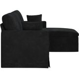 SOFA Crna 198 x 134 x 80 cm Baršun | shoptok.hr