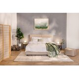 Bonami Selection Bež oblazinjena zakonska postelja s prostorom za shranjevanje z ležiščem/roštom 180x200 cm Myra Bold - | Shoptok.si