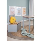 Roba Smeđe-siva dječja klupa Woody – | shoptok.hr