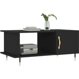  Stolić za kavu crni 90x50x40 cm od konstruiranog drva | shoptok.hr