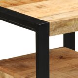 vidaXL Komplet pohištva za kopalnico 4 pcs Rjava Masiven les manga | Shoptok.si