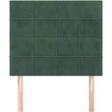  Posteljno vzglavje 2 kosa temno zeleno 100x5x78/88 cm žamet, (20953576) | Shoptok.si