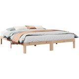  Posteljni okvir brez vzmetnice 180x200 cm trdna borovina | Shoptok.si
