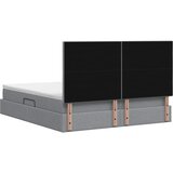  Krevet s od storage s pohranom Svjetlosiva 180 x 200 cm Tkanina | shoptok.hr