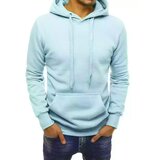 DStreet Bluza męska z kapturem błękitna | shoptok.hr